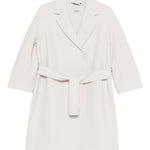 Cappotto con cintura in bianco 'S Max Mara - donna 
