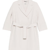 Cappotto con cintura in bianco 'S Max Mara - donna 