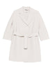 Cappotto con cintura in bianco 'S Max Mara - donna