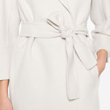 Cappotto con cintura in bianco 'S Max Mara - donna 