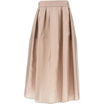 Gonna midi effetto in rosa chiaro 'S Max Mara - donna 