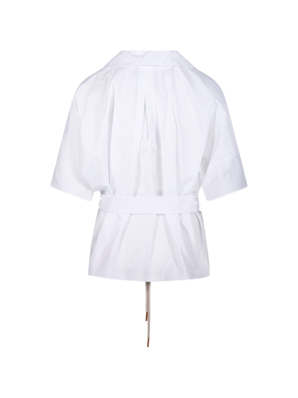 Camicia a maniche corte carisma in bainco 's maxmara - donna 