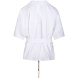 Camicia a maniche corte carisma in bainco 's maxmara - donna 