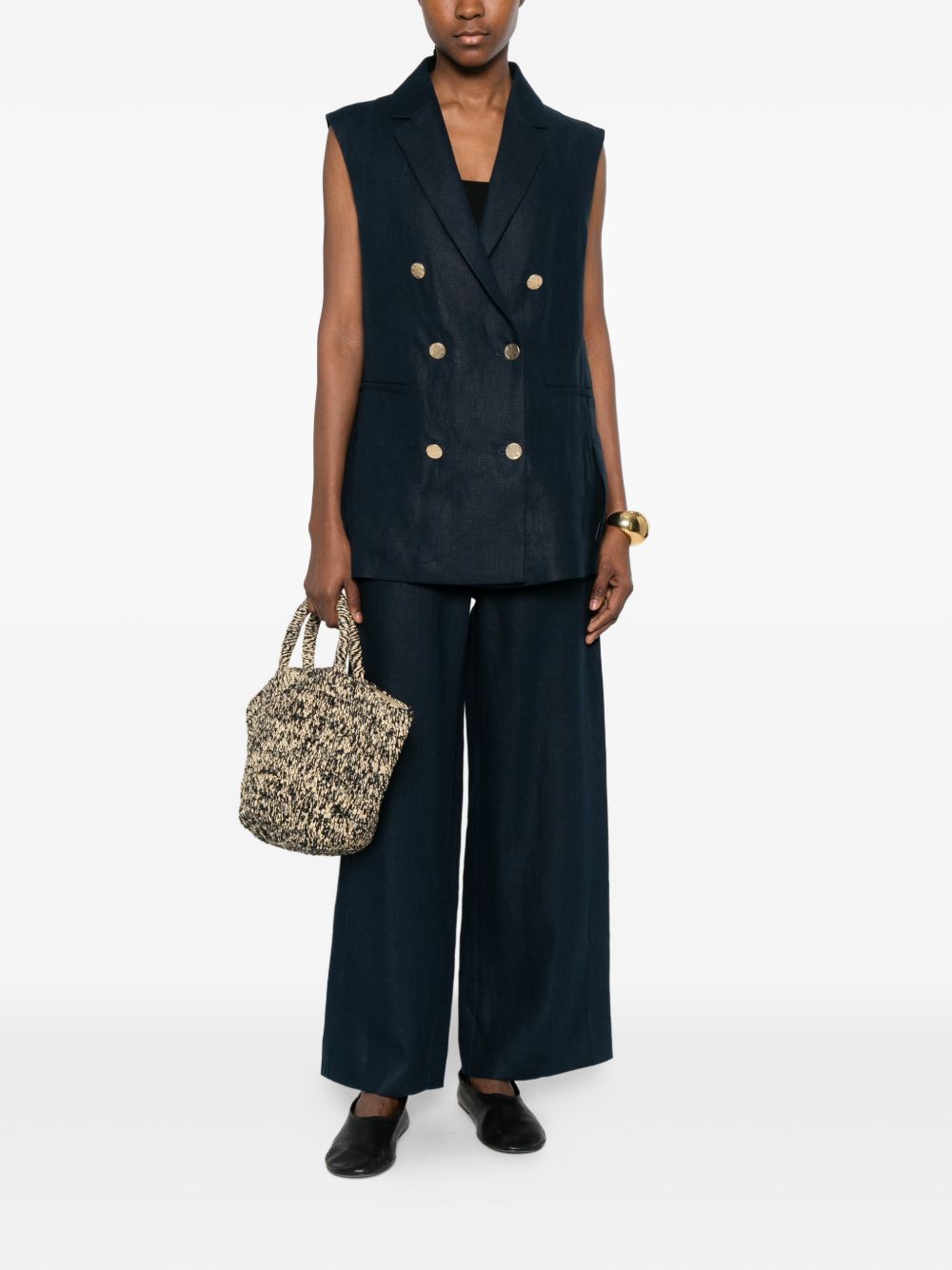 Pantaloni amedea in blu 'S Max Mara - donna 