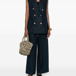 Pantaloni amedea in blu 'S Max Mara - donna 