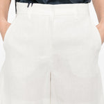 Pantaloncini con coulisse Smmparty in bianco 's maxmara - donna 
