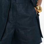 Shorts arty in blu 's maxmara - donna 