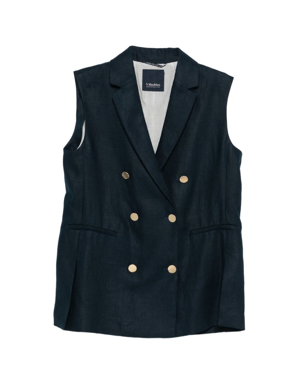 Gilet doppiopetto Smbird in blu 's maxmara - donna 