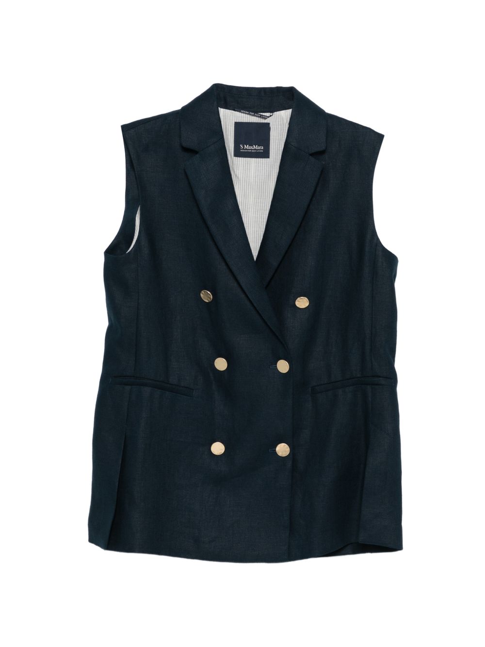Gilet doppiopetto Smbird in blu 's maxmara - donna 