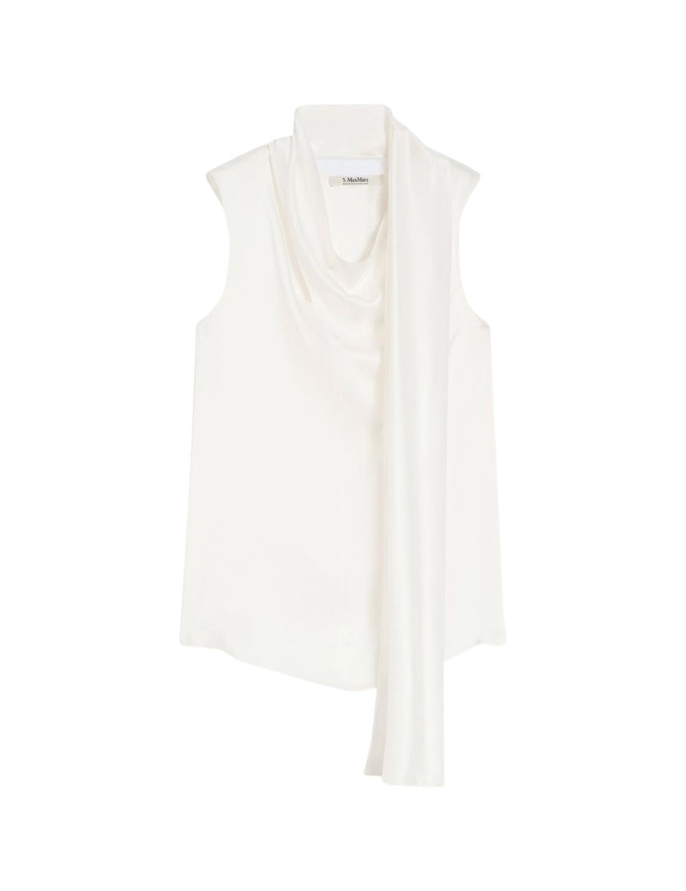 Top senza maniche dry in bianco 's maxmara - donna 