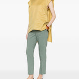 Top Talento con scollo a V in giallo 
