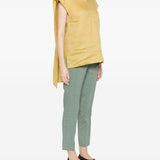 Top Talento con scollo a V in giallo 