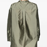 Blusa satinata racconto in verde 's maxmara - donna 