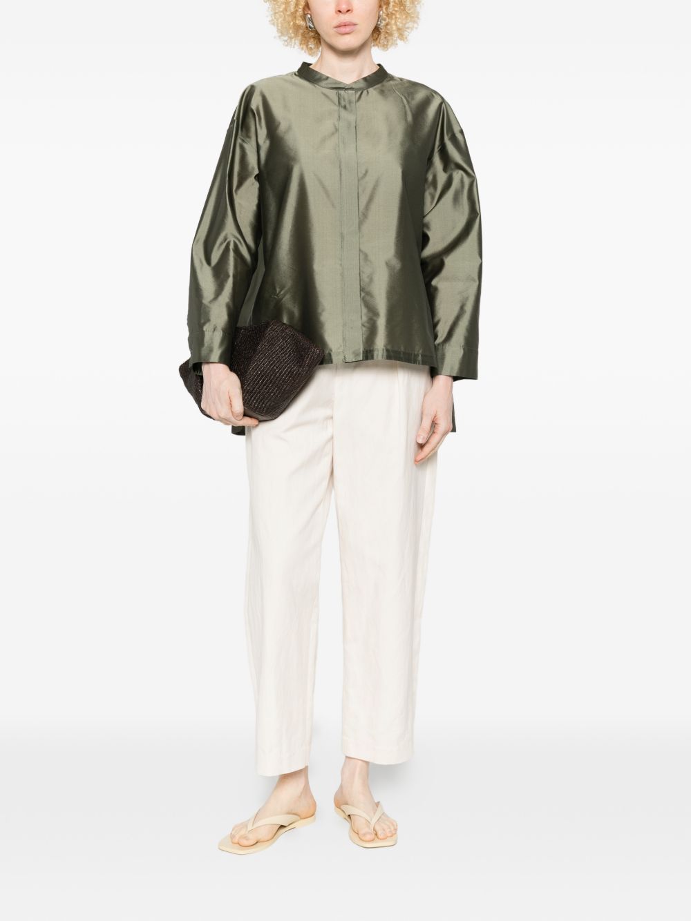 Blusa Racconto in verde 