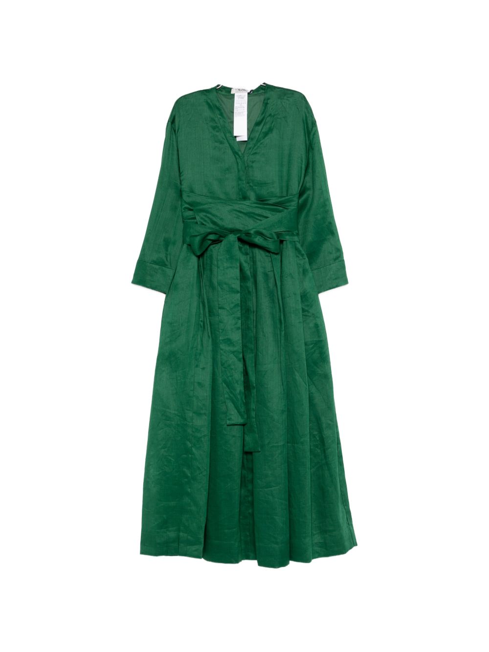 Abito Camilla con scollo a V e laccetti in verde 's maxmara - donna 