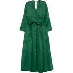 Abito Camilla con scollo a V e laccetti in verde 's maxmara - donna 