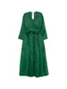 Abito Camilla con scollo a V e laccetti in verde 's maxmara - donna
