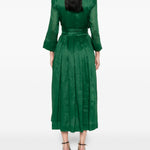 Abito Camilla con scollo a V e laccetti in verde 's maxmara - donna 