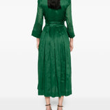 Abito Camilla con scollo a V e laccetti in verde 's maxmara - donna 