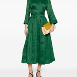 Abito Camilla con scollo a V e laccetti in verde 's maxmara - donna 