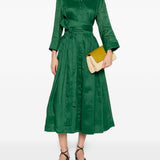 Abito Camilla con scollo a V e laccetti in verde 's maxmara - donna 