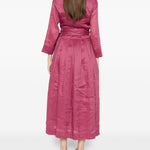 Abito Camilla con scollo a V e laccetti in verde 's maxmara - donna 