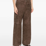 Pantaloni Fulmine in marrone 