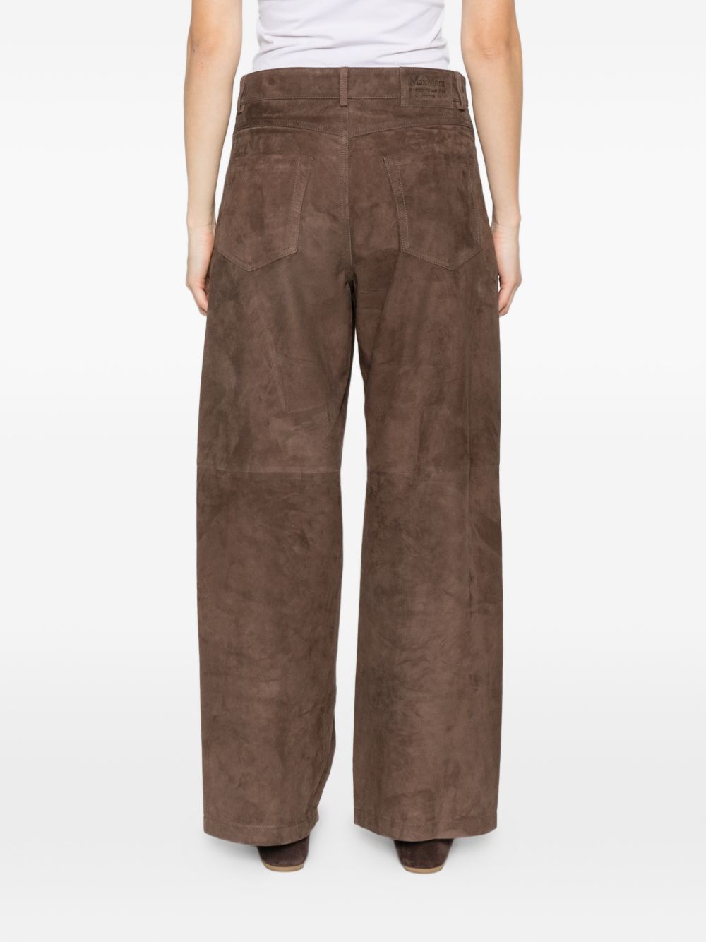 Pantaloni Fulmine in marrone 