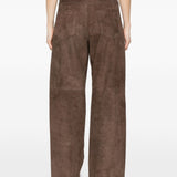 Pantaloni Fulmine in marrone 