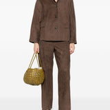 Pantaloni Fulmine in marrone 