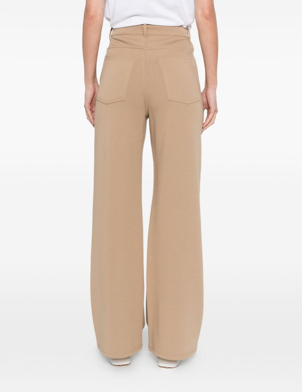 Pantaloni brioso in beige 