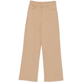 Pantaloni brioso in beige 
