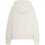 Felpa con cappuccio e zip in avorio 's maxmara - donna 