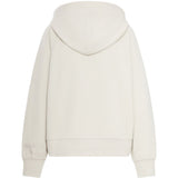 Felpa con cappuccio e zip in avorio 's maxmara - donna 