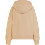 Felpa con cappuccio e zip in marrone 's maxmara - donna 