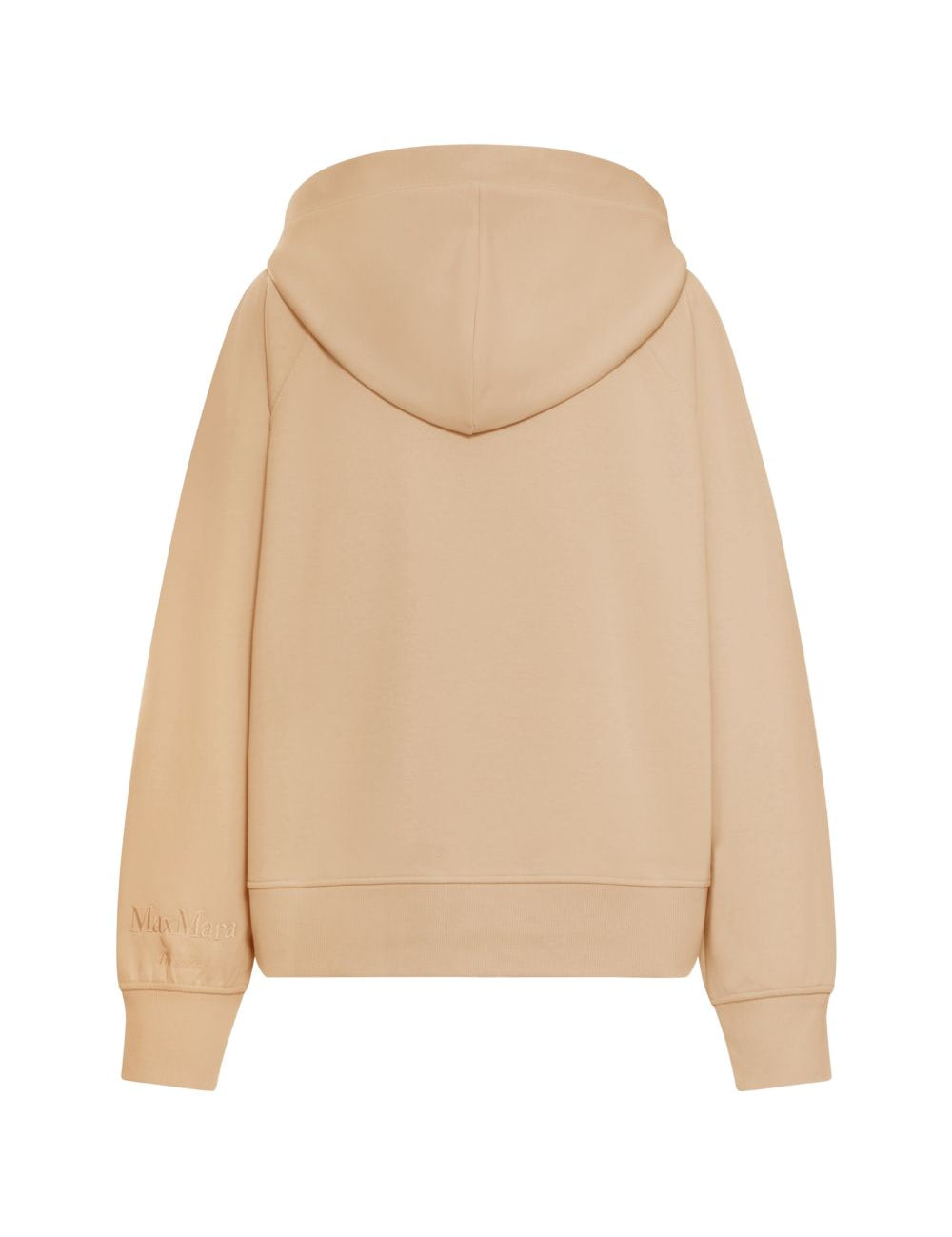 Felpa Malma con cappuccio e zip in marrone 