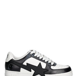 Sneakers basse sta #1 m2 in bianco e nero A Bathing Ape - uomo 