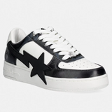 Sneakers basse sta #1 m2 in bianco e nero A Bathing Ape - uomo 