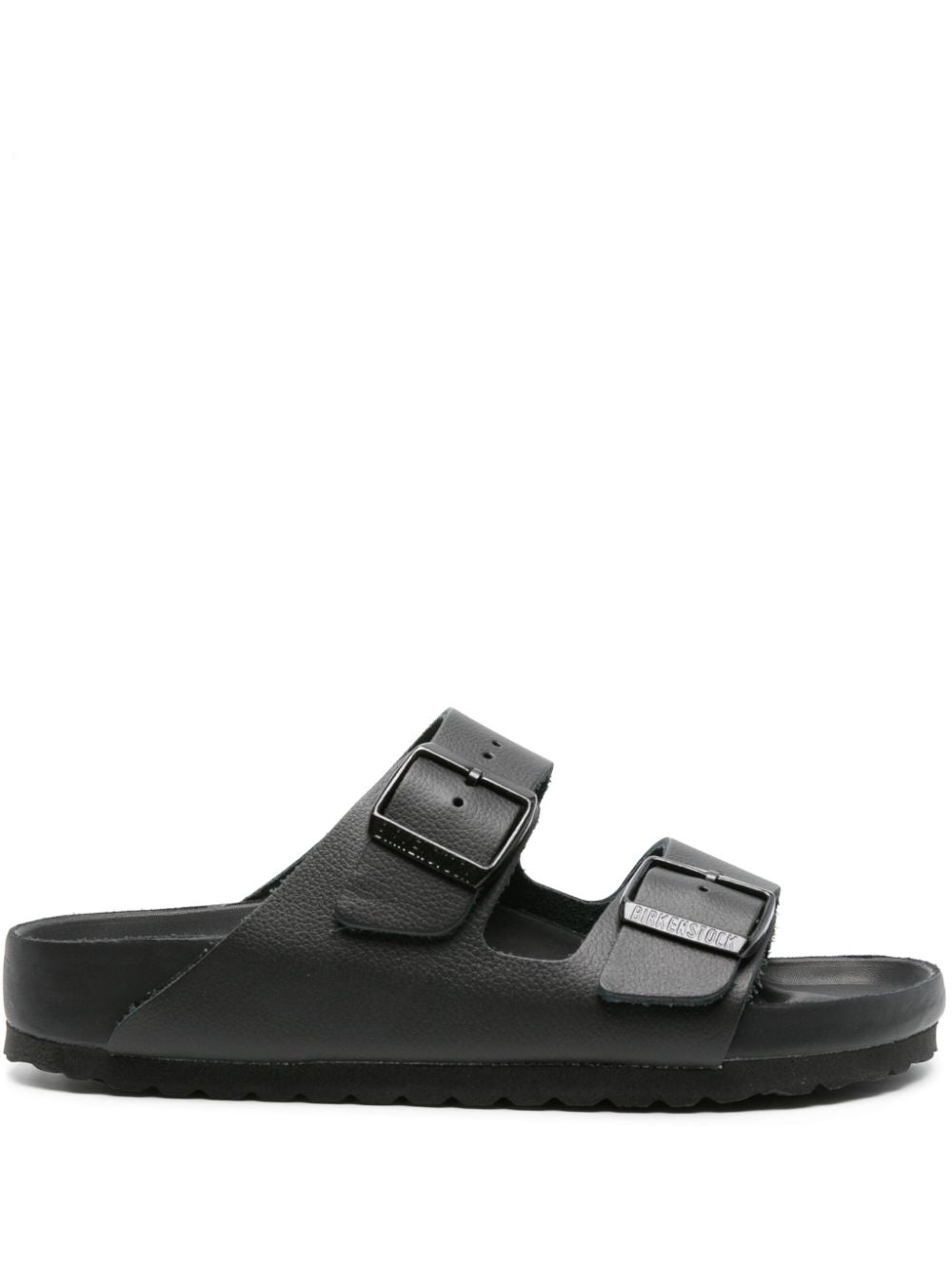 Ciabatte Arizona in pelle in nero Birkenstock - unisex 