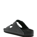 Ciabatte Arizona in pelle in nero Birkenstock - unisex 