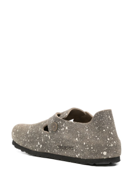 Mocassini con fibbia london the artist in grigio Birkenstock x sftm - uomo<BR/><BR/> 