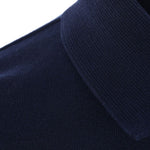 Polo in maglia in blu Caruso - uomo 