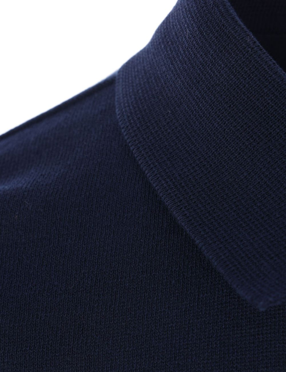 Polo in maglia in blu Caruso - uomo 