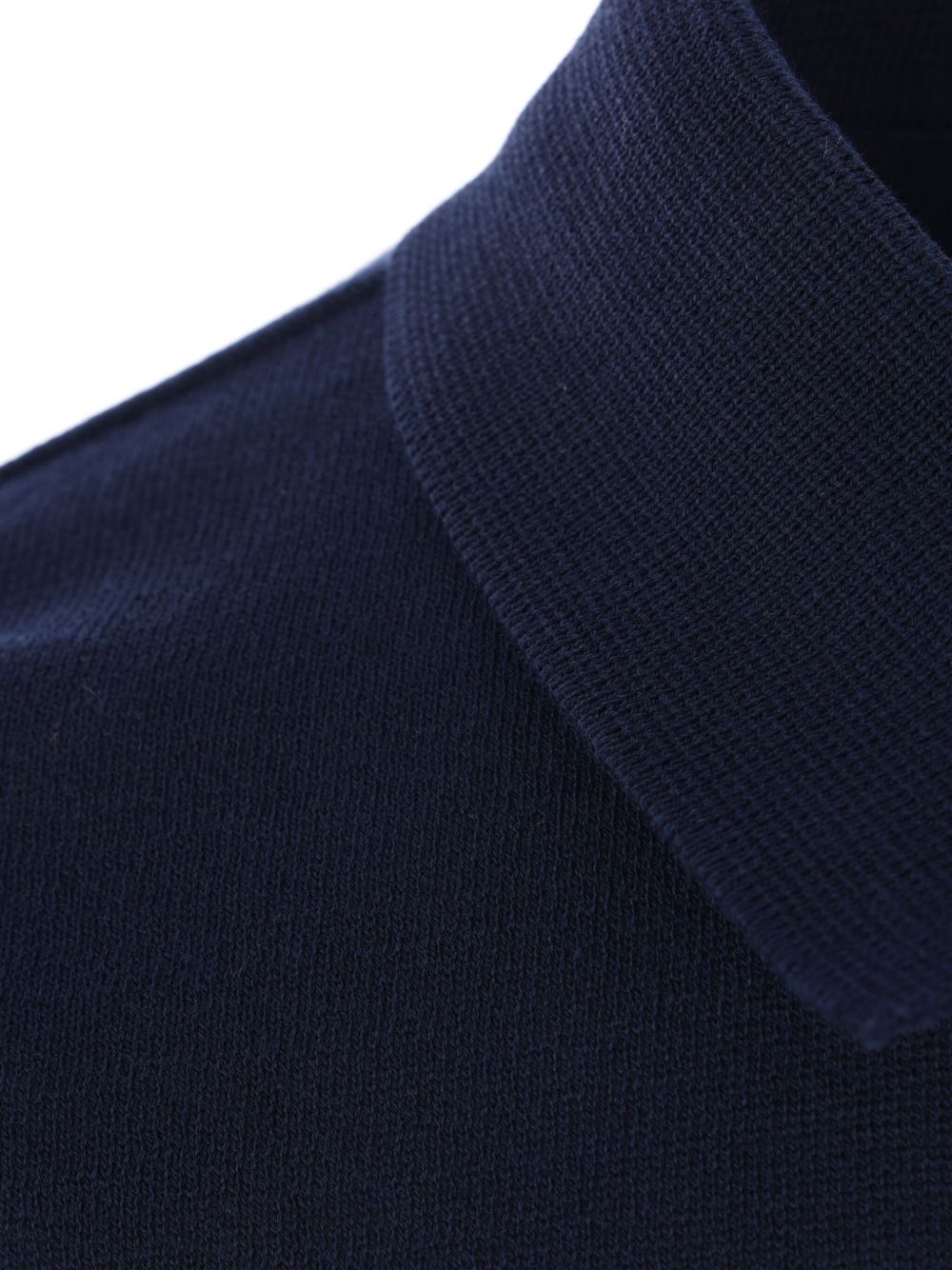 Polo in maglia in blu Caruso - uomo 