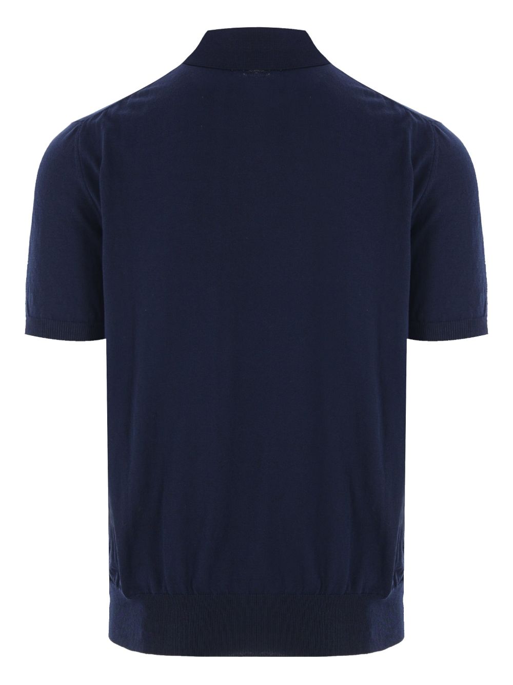 Polo in maglia in blu Caruso - uomo 
