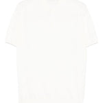 Polo in cotone in bianco Caruso - uomo 