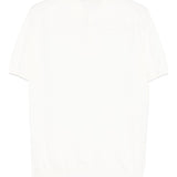 Polo in cotone in bianco Caruso - uomo 