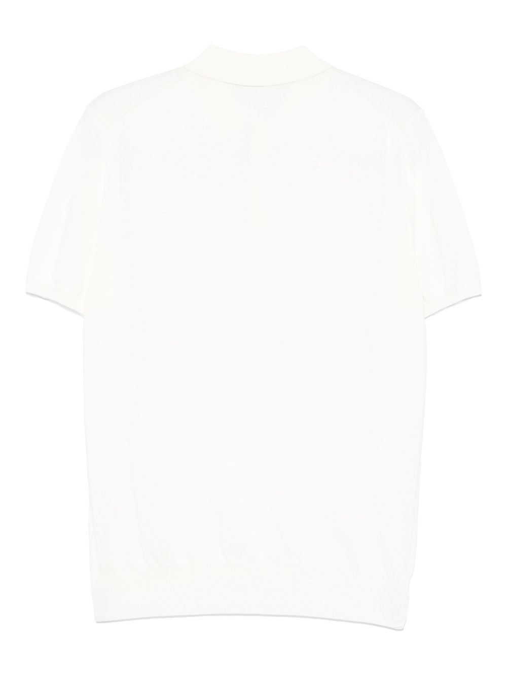 Polo in cotone in bianco Caruso - uomo 
