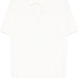 Polo in cotone in bianco Caruso - uomo 