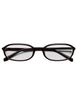Edith Burgundy Oval Frame Glasses Chimi - unisex